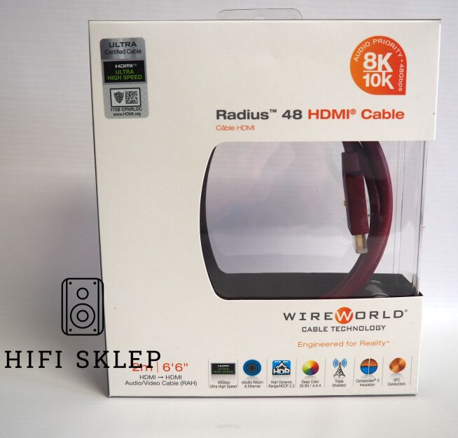 Wirewworld RADIUS-48 - Kabel HDMI 2.1 8K (RAH)