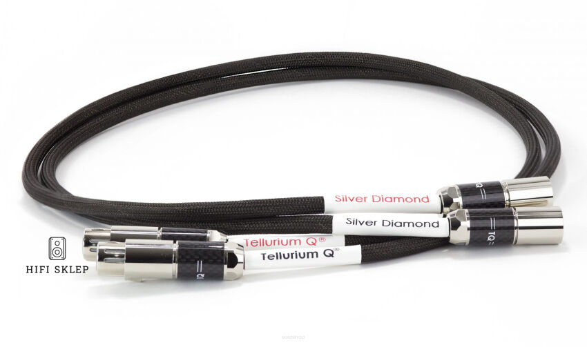 Tellurium Q Silver Diamond Cable   - Interkonekt analogowy XLR- Specjalne Kody Rabatowe - hifisklep.com