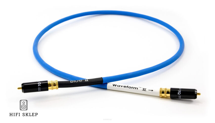 Tellurium Q Blue II Waveform   - Interkonekt cyfrowy RCA na RCA- Specjalne Kody Rabatowe - hifisklep.com