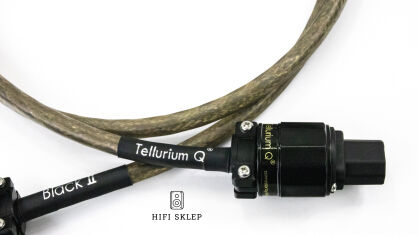 Tellurium Q Black II Power- Przewód zasilający- Specjalne Kody Rabatowe - hifisklep.com