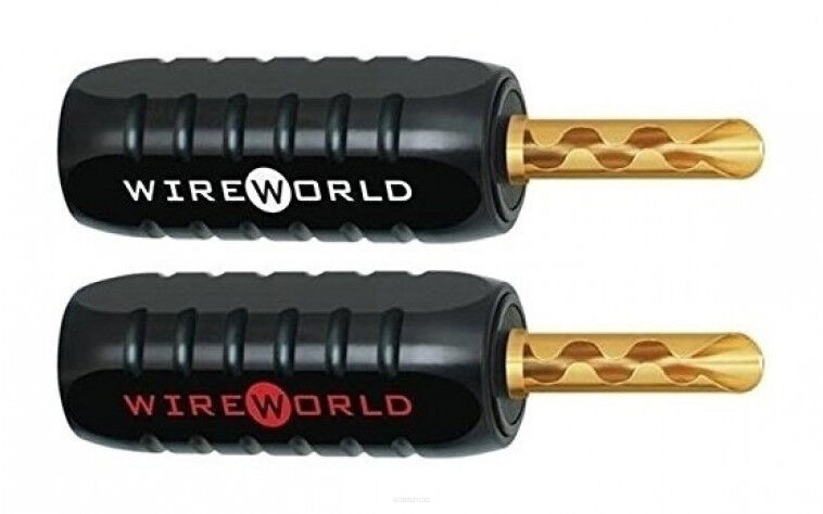 Wireworld GOLD BANANA Set Screw 10ga -na śrubkę