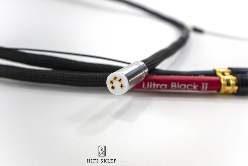 Tellurium Q Ultra  Black  II kabel do ramienia DIN-RCA - Specjalne Kody Rabatowe - hifisklep.com