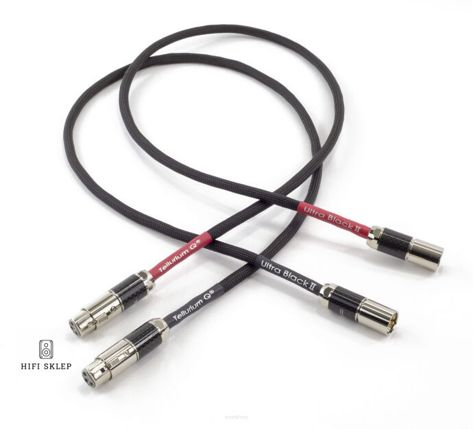 Tellurium Q Ultra Black II Cable   - Interkonekt analogowy XLR- Specjalne Kody Rabatowe - hifisklep.com