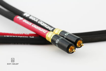 Tellurium Q Black Diamond  Cable - Interkonekt analogowy RCA- Specjalne Kody Rabatowe - hifisklep.com