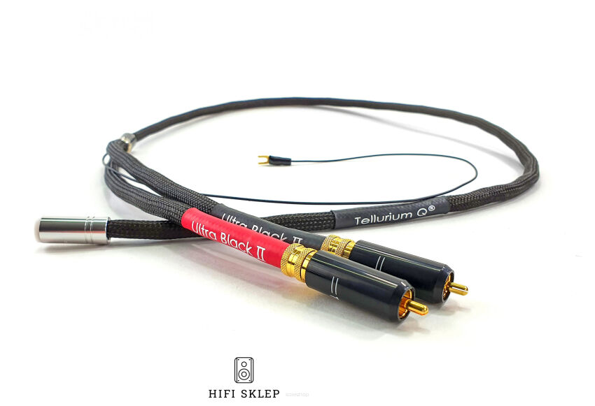 Tellurium Q Ultra Black  II Cable   - Turntable RCA- Specjalne Kody Rabatowe - hifisklep.com