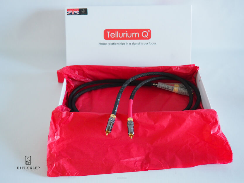 Tellurium Q Black II Cable - Interkonekt analogowy RCA- Specjalne Kody Rabatowe - hifisklep.com